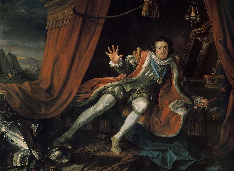 William Hogarth Charles III oil painting picture